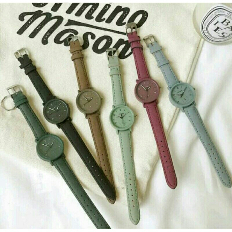 [TAMBAHAN GIFT] JAM TANGAN KOREA WANITA