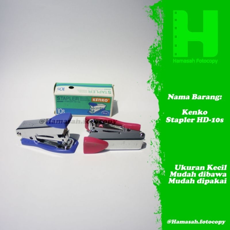 

Stapler Kenko HD-10s / Stapler mini / stapler kecil / steples / cetrekan