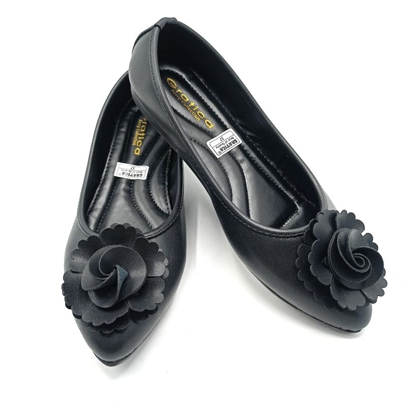 Flatshoes Wanita Gratica Flower Lancip B05.B