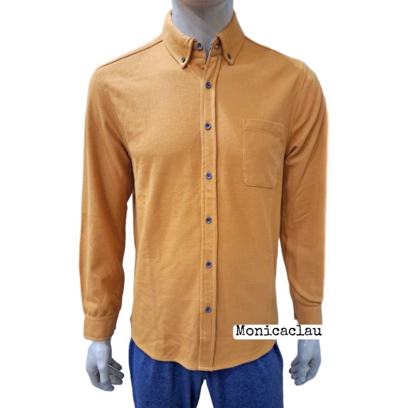 Kemeja Pria Poshboy Original Amsterdam shirt katun waffle