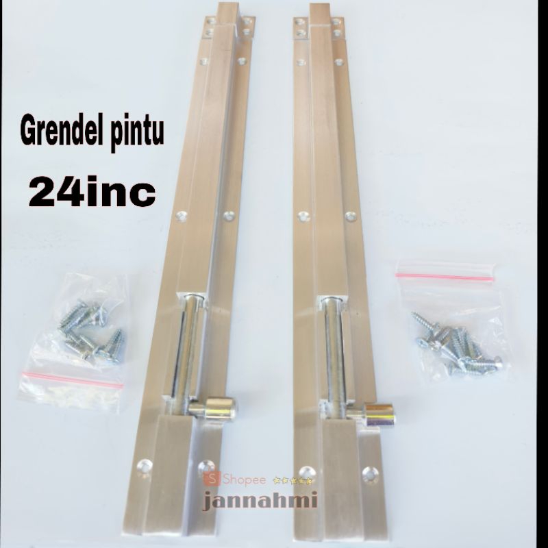 grendel pintu slot pintu pengunci grendel 24inc 60cm