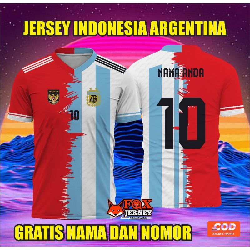 JERSEY TIMNAS INDONESIA VS ARGENTINA  2023