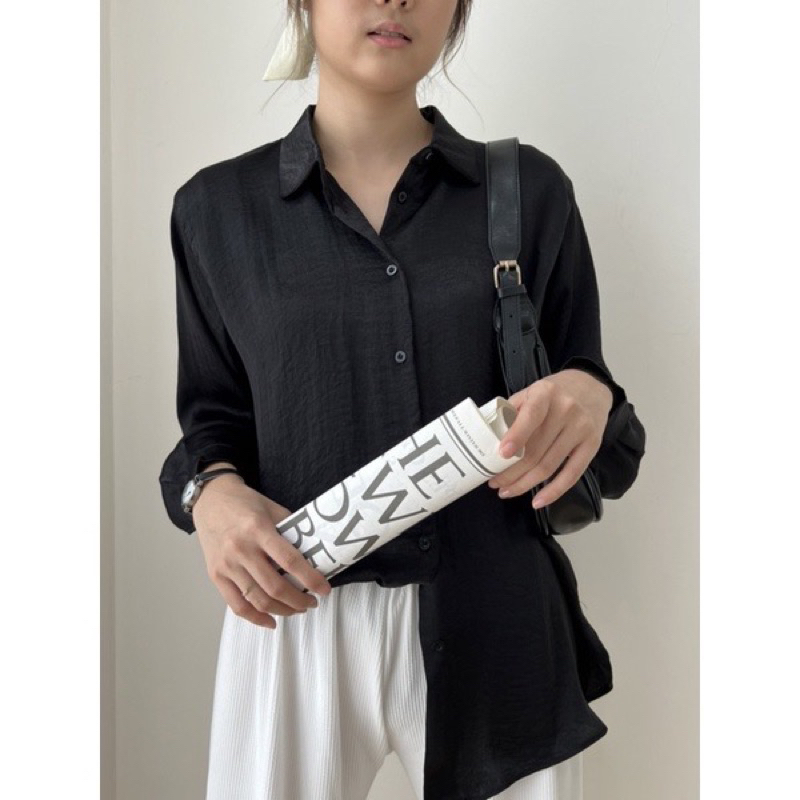 SERRA BLOUSE JUMBO OVERSIZE SANTORINI SILK