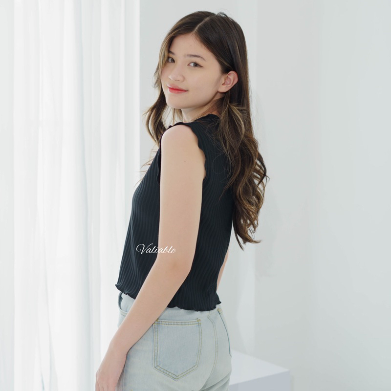 Minji Basic Top Knit Valiable