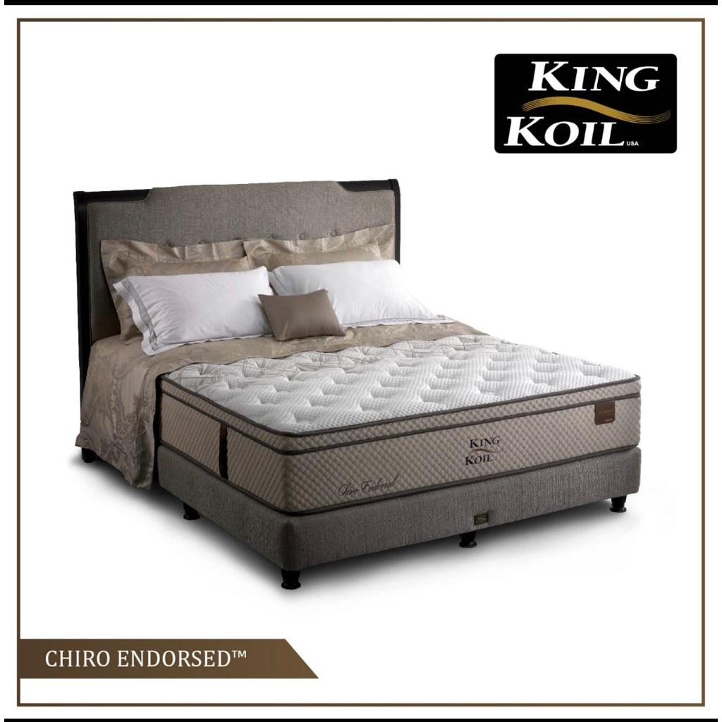 Kasur Spring Bed King Koil Chiro Endorsed (Hanya Kasur) Ukuran 180x200