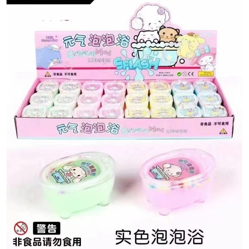 Set 1box 24pc Slime  Warna Dop