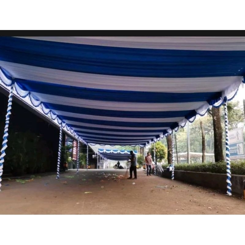 Plafon Dekor Tenda SISIR GELOMBANG (3x3/ 3x4/ 3x5)