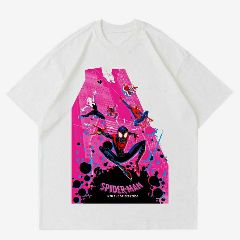 BAJU MARVEL SPIDERMAN | T-SHIRT KAOS COMICS SPIDERMAN VINTAGE | KAOS BAJU PRIA | KAOS SPIDERMAN WHIT