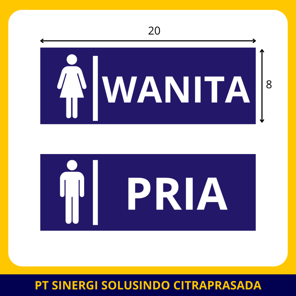 

STICKER TOILET PRIA WANITA