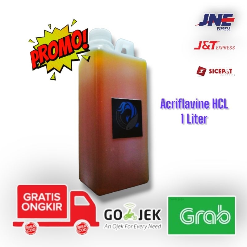 ACRIFLAVINE HCL BPC 1 LITER OBAT KUNING IKAN 1 LITER