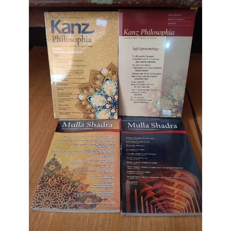 

JURNAL FILSAFAT ISLAM DAN MISTISISME 4 BUKU