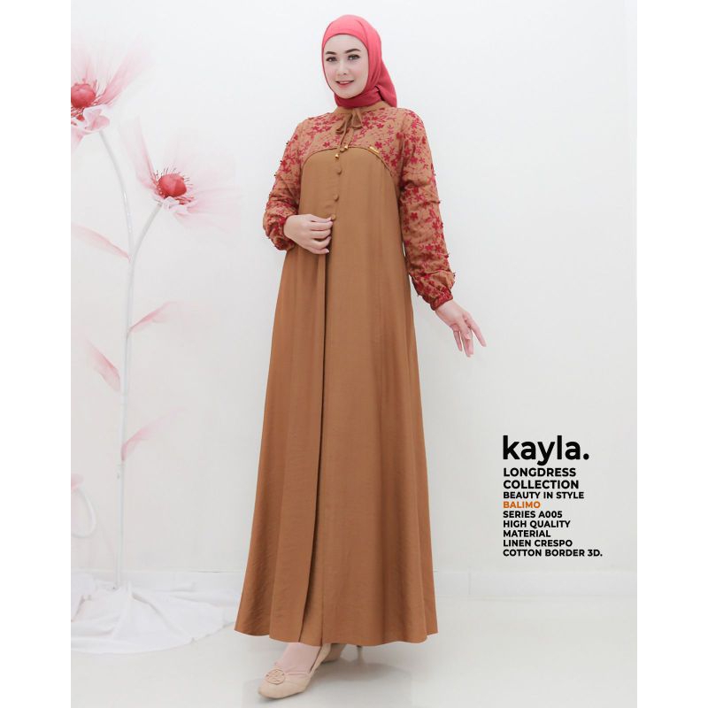 Gamis Dress  Wanita Kayla Dress by Balimo