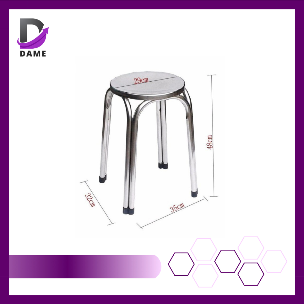 Kursi Laboratorium Stainless Steel