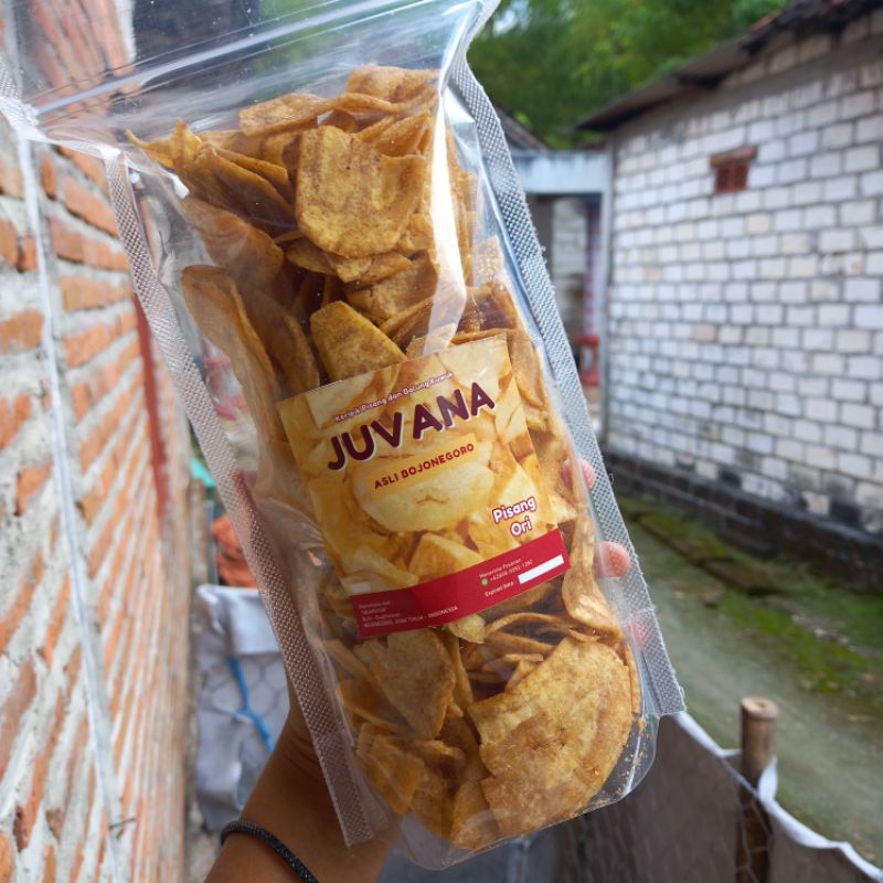 

(250gr) KERIPIK PISANG JUVANA ORIGINAL/JAGUNG MANIS
