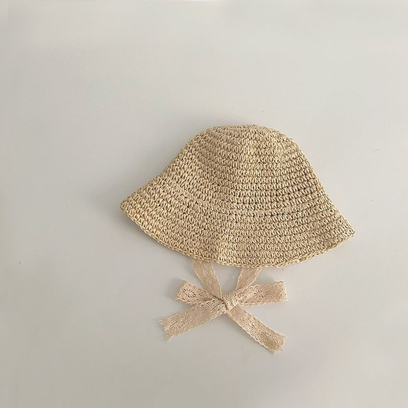 Liburan 0 Lace's Lace Children Summer Summer Dan Wanita Bayi Bayi Sunscreen Beach Liburan Bisa Dilipat Jarum Jarum Topi Topi Topi