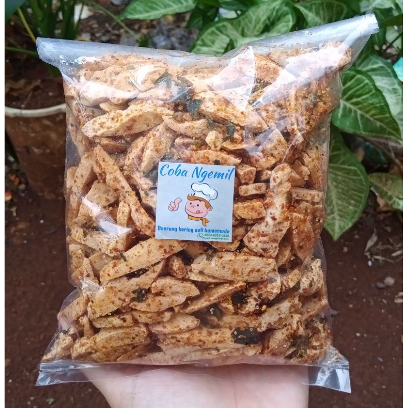 

basreng pedas daun jeruk 250gr