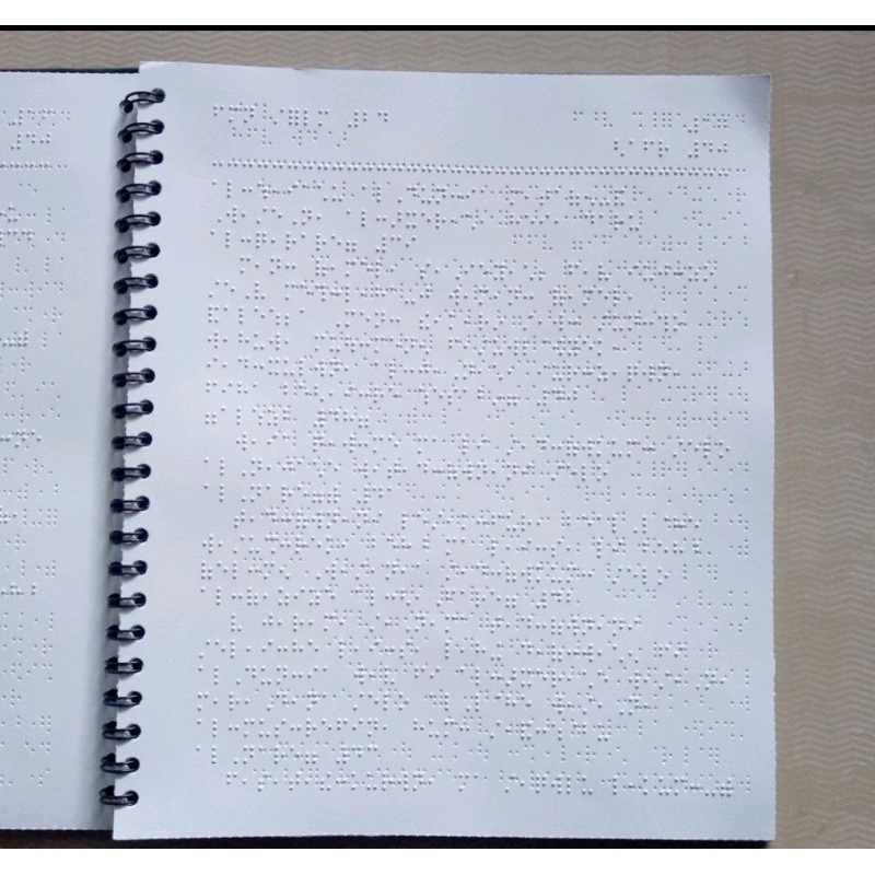 

Al-Qur'an braille lengkap 30juz(tanpa terjemah)