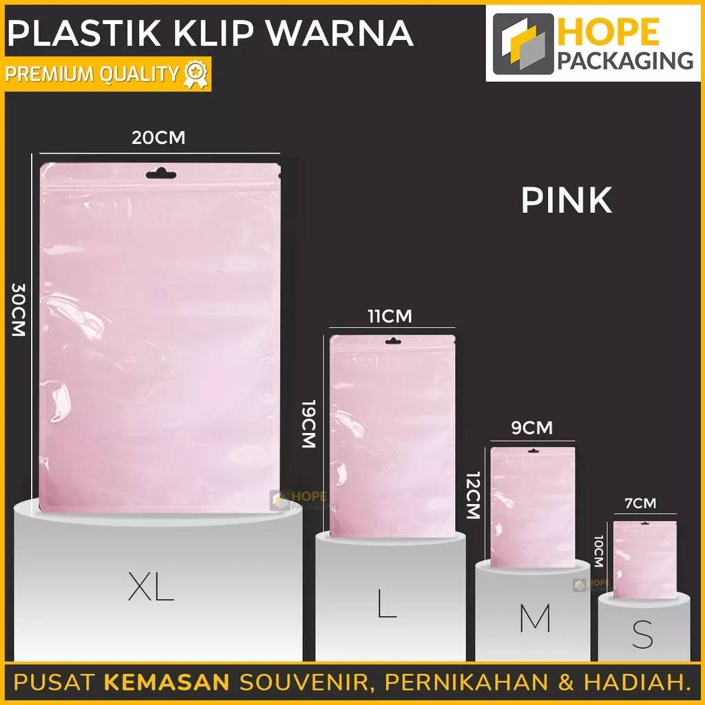 

[HARGA / 20 PCS] Plastik Klip Polos Warna / Packing Klip / Plastik Kemasan Makeup / Accecoris / Plastik Ziplock