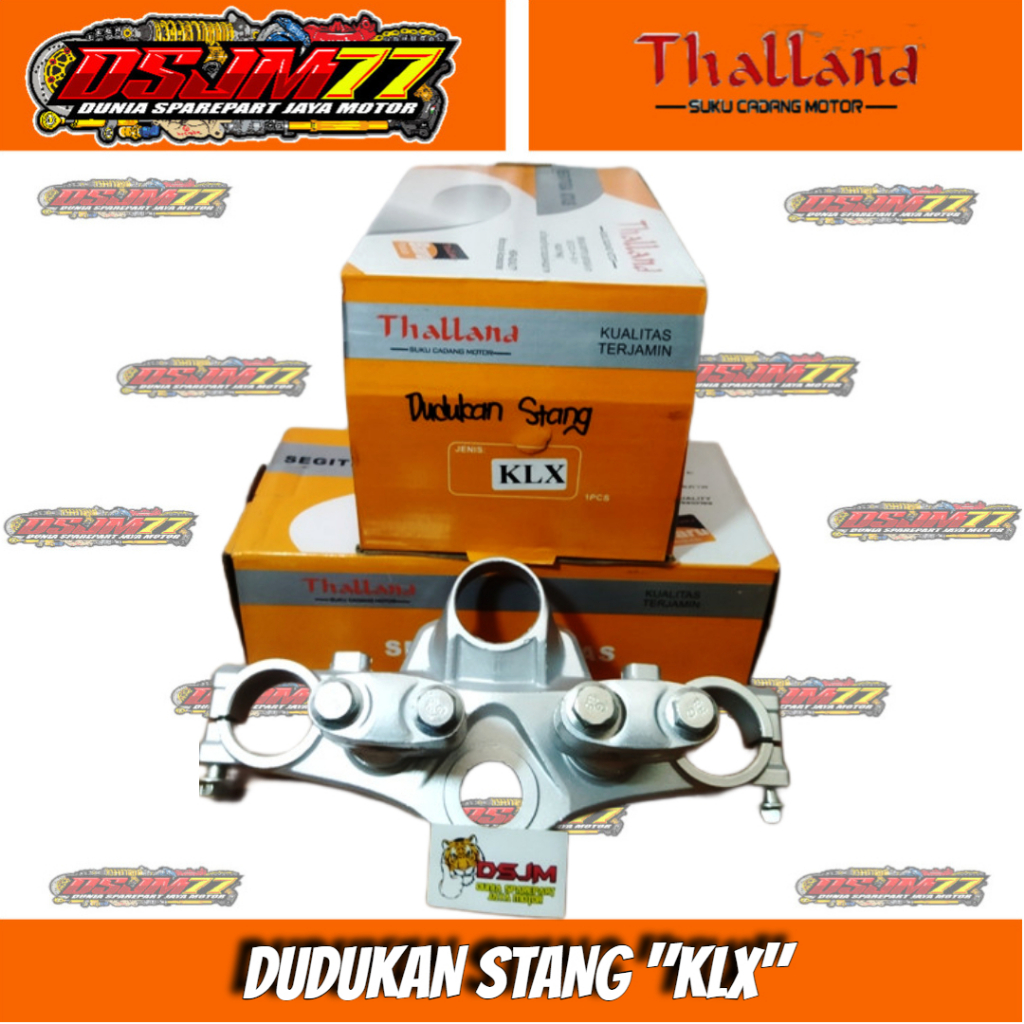DUDUKAN STANG KLX 150 SEGI TIGA KLX150 THALLAND / DUDUKAN STANG KLX 150 THALLAND