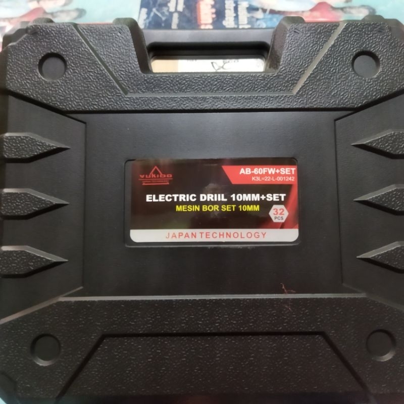 MESIN BOR SET 10MM YUKIDO