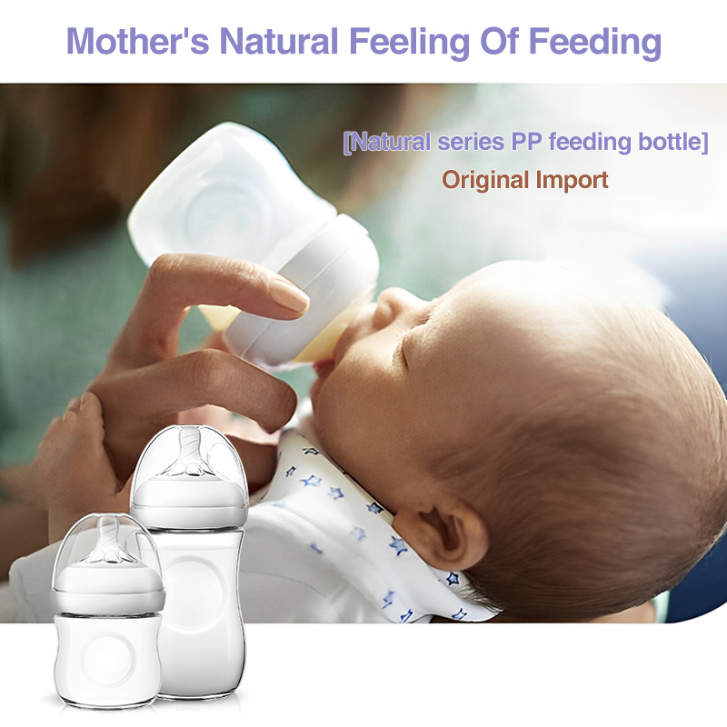 Preffered BYP06 Botol Minum Bayi Dot Bayi Botol Susu 330Ml/150Ml Botol Bayi Botol Minum Anak Avent Natural Bottle Single Botol Susu