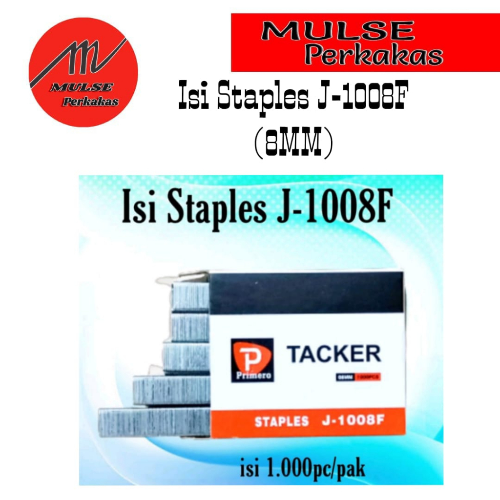Isi Staples tipe F 8mm J1008F