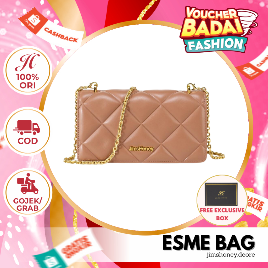 Jims Honey Esme Bag Tas Selempang Wanita Mewah Kekinian JH