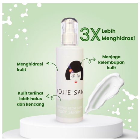 [PRODUK BARU] Kojie-San Body Serum INTENSE GLOW SKIN 3x MENGHIDRASI DAN MELEMBABKAN KULIT LEBIH DALAM