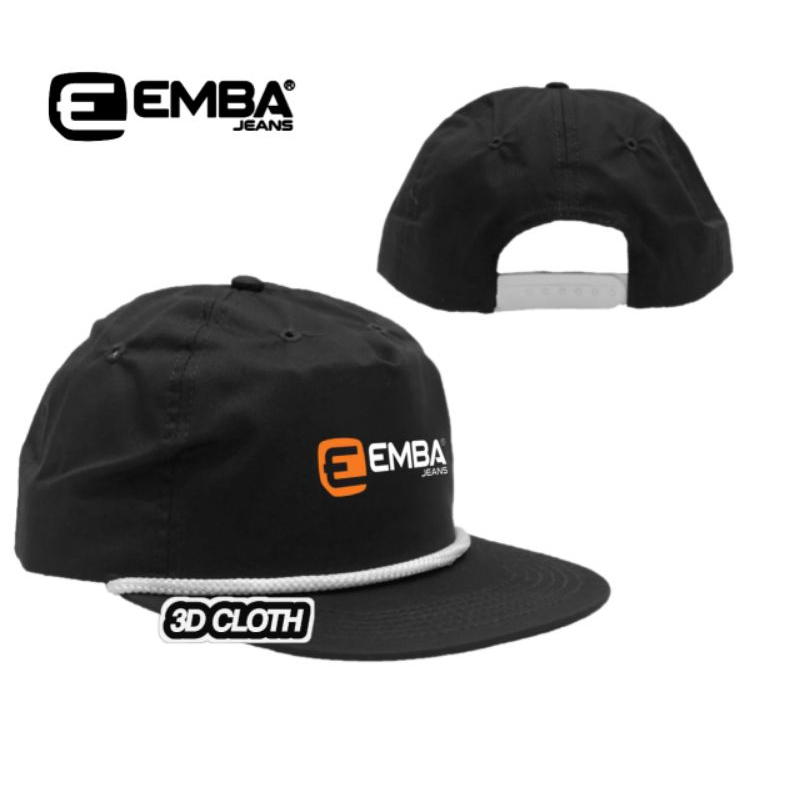 Topi snapback classic premium/Topi snapback old skool/Topi pria wanita lokal/EMBA JEANS