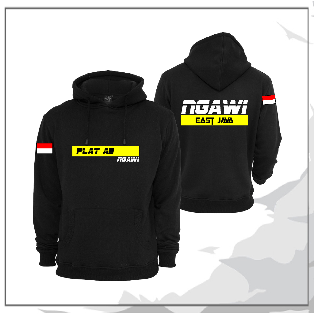 Jaket Hoodie Sweater Plat AE Ngawi
