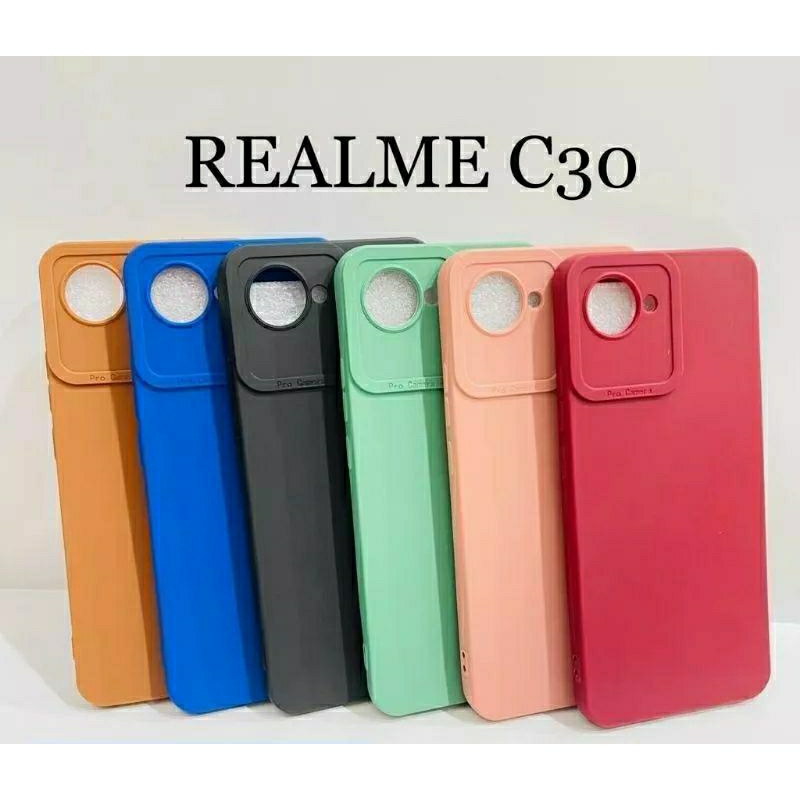 SOFTCASE SLICON MACARON REALME C30