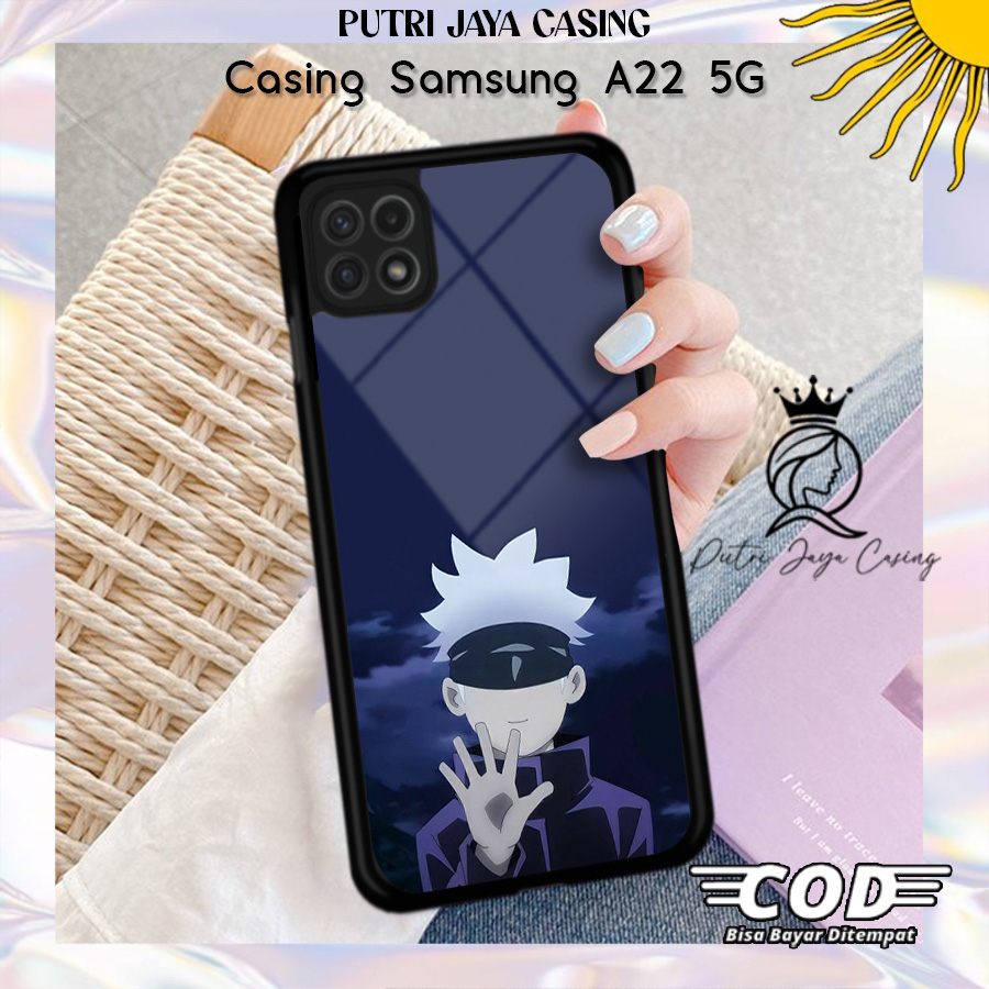 Case Hp Samsung A22 5G Casing Samsung A22 5G Motif ANIMEGOJO2 Casing Terbaru Case Karakter Lucu Casi