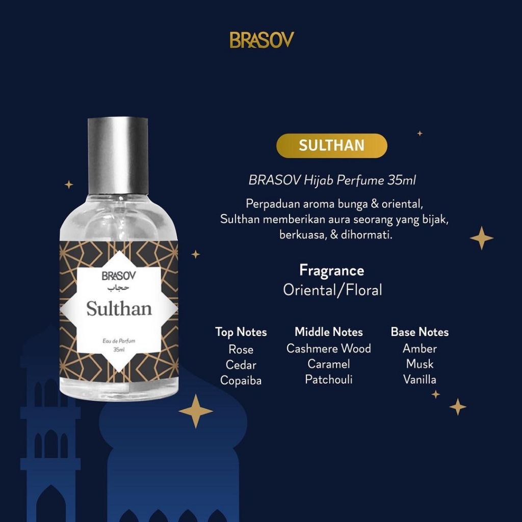 BRASOV Eau De Parfum HIJAB 35ml Series