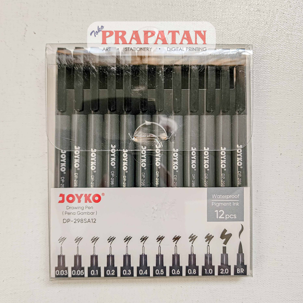 

Joyko DP-298SA12 Drawing Pen Set 12c | Pena Gambar