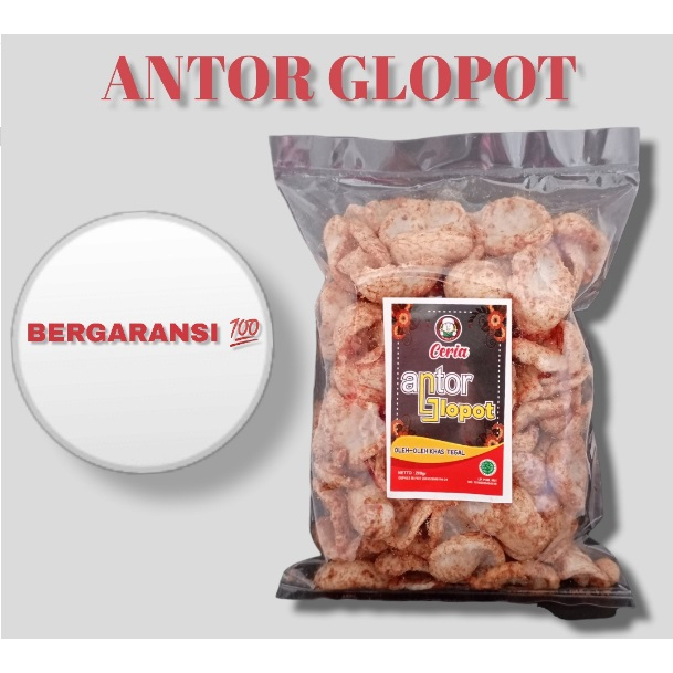 

Kerupuk Antor Glopot Khas Tegal Original Antor 200G.