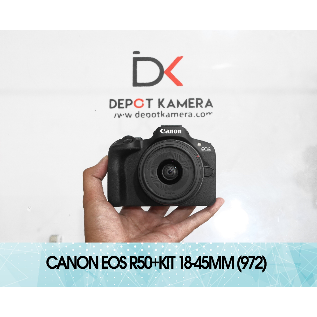 Second - Kamera Canon eos R50+kit 18-45mm kode 972