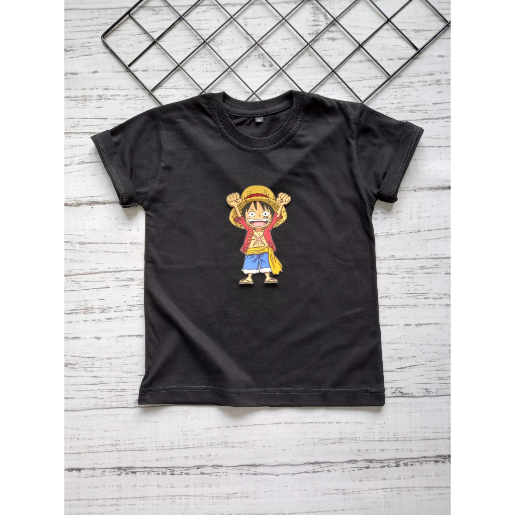 KAOS KARAKTER ONE PIECE ANAK 1-8 TAHUN