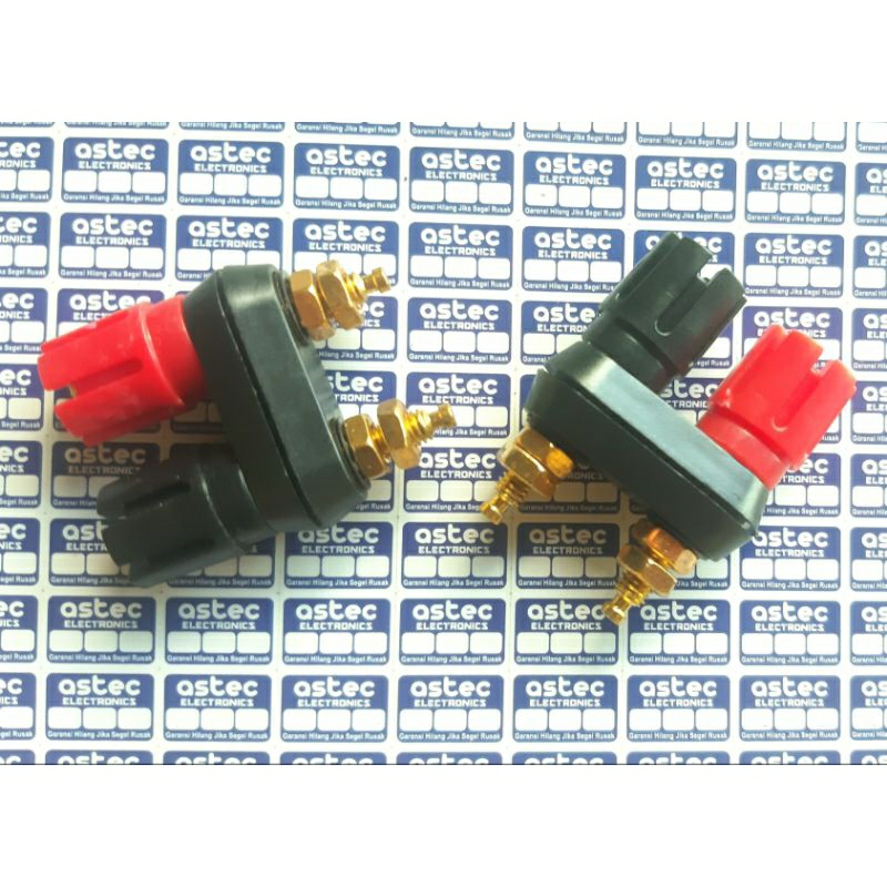 Binding Post Terminal Speaker Gold Plate