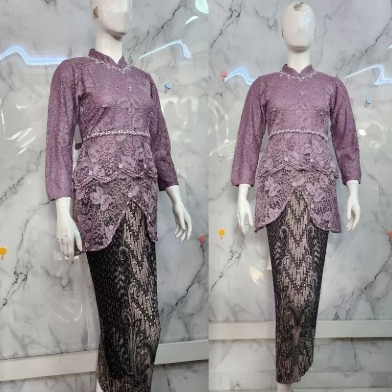 Kebaya Brokat / Kebaya Tunik / Tunik Brokat / Kebaya Modern / Kebaya tile / Kebaya Favorite / Batik Couple / Kebaya Sanghai / Kebaya Ajc