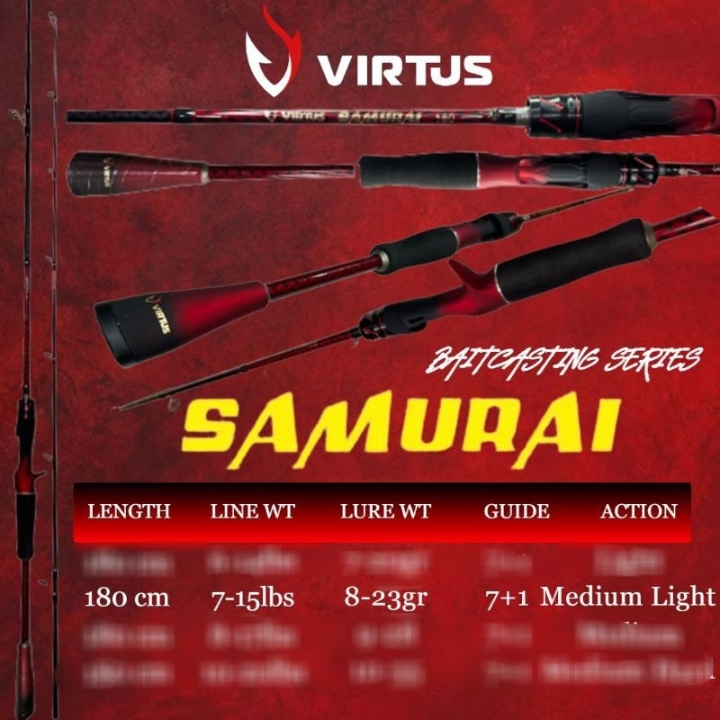 Joran Bc VIRTUS SAMURAI 7-15lb pjg 180cm
