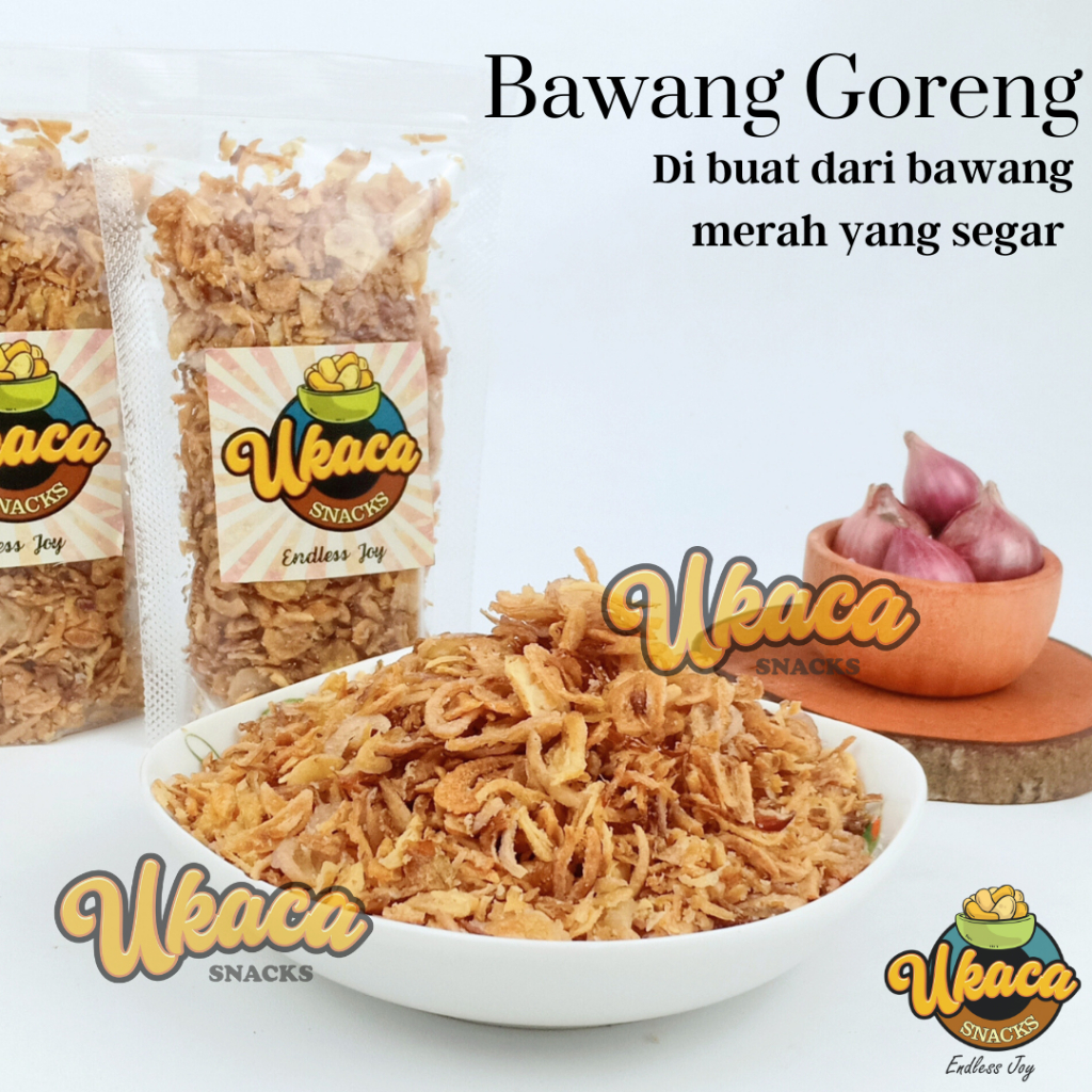 Bawang Goreng Renyah Crispy Original Asli Brebes Brambang Viral Taburan Makanan Tanpa Kulit Lokal Ja
