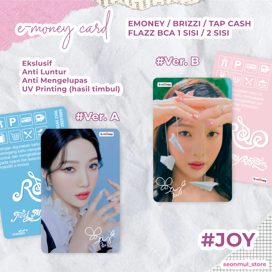 [READY STOCK] EMONEY BRIZZI FLAZZ TAPCASH RED VELVET THE REVE FESTIVAL 2022 FEEL MY RYTHM / RV FEEL THE RHYTHM