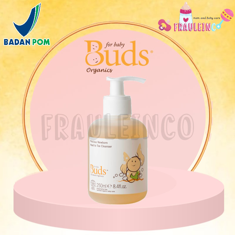 Buds Organics - Precious Newborn Head To Toe Cleanser - Sabun Shampoo 2in1 Bayi Organik