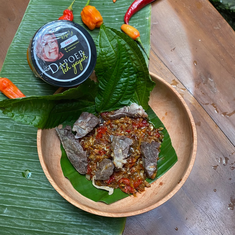 

sambal Paru sapi