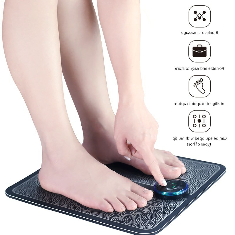 Massager Alat Pijat Refleksi Kaki Elektrik Foot USB Charge / Alat Pijat Kaki / Ems Foot Massager / Alat Terapi Kaki / Akupunktur Pengisian Meningkatkan Sirkulasi Darah Meredakan Sakit