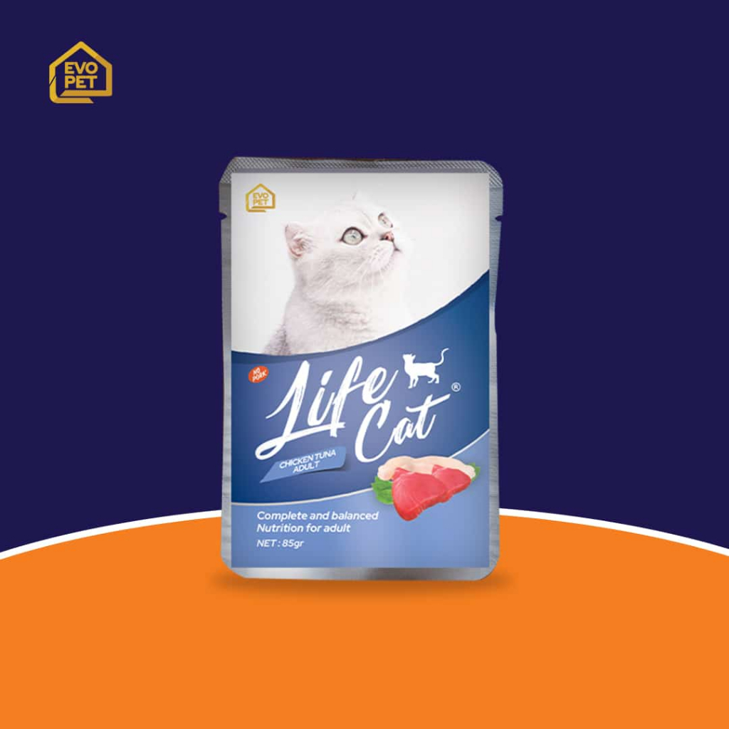 Makanan Kucing Basah Wet Food LIFE CAT Pouch