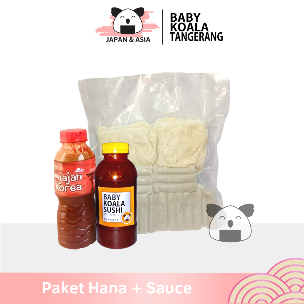 

PAKET HANA 800 g Halal | Toppoki, Odeng & Saus--