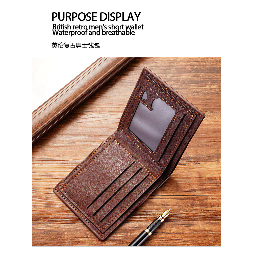 IMPOR JIANGBAO L10 DOMPET BIFOLD UANG PRIA BAHAN TEBAL MUAT BANYAK