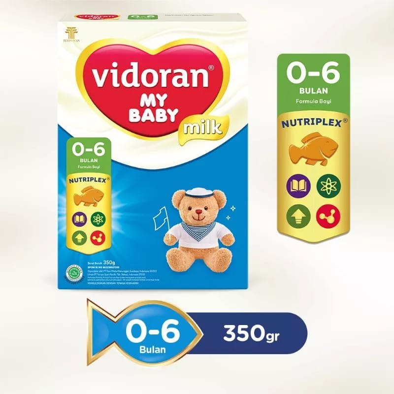 VIDORAN 0-6 BULAN/6-12BULAN/350GR/575GR/925GR/ED PANAJNG/ASLI/ORIGINAL