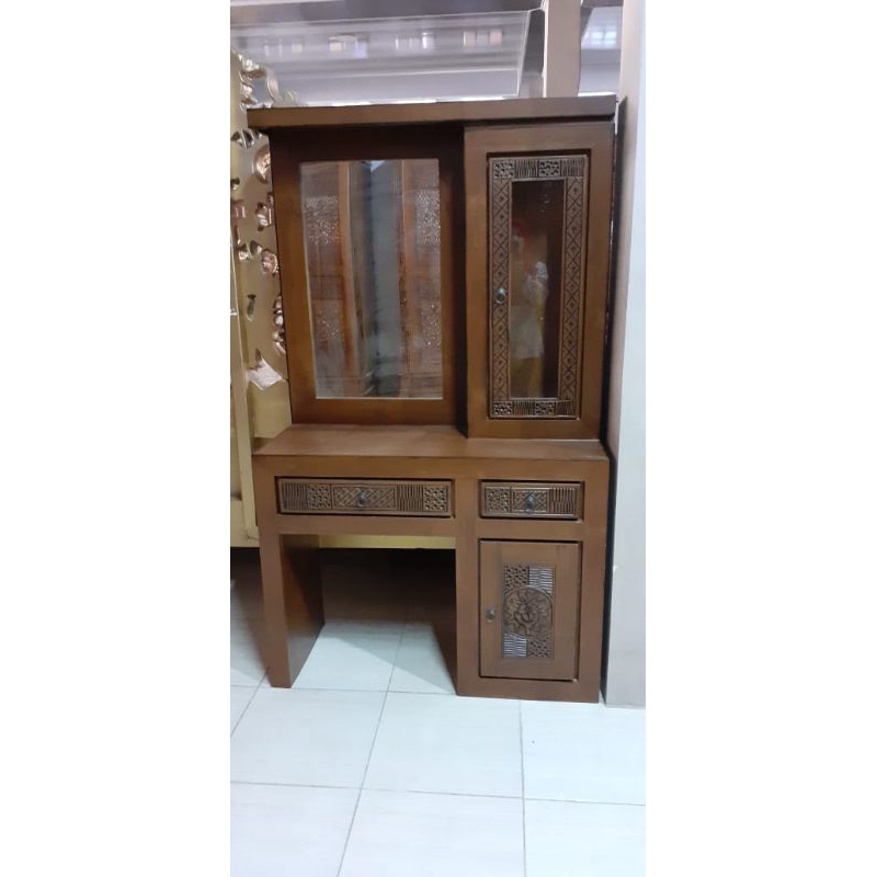 Meja Rias Tolet Minimalis Almari Mebel Jati Jepara